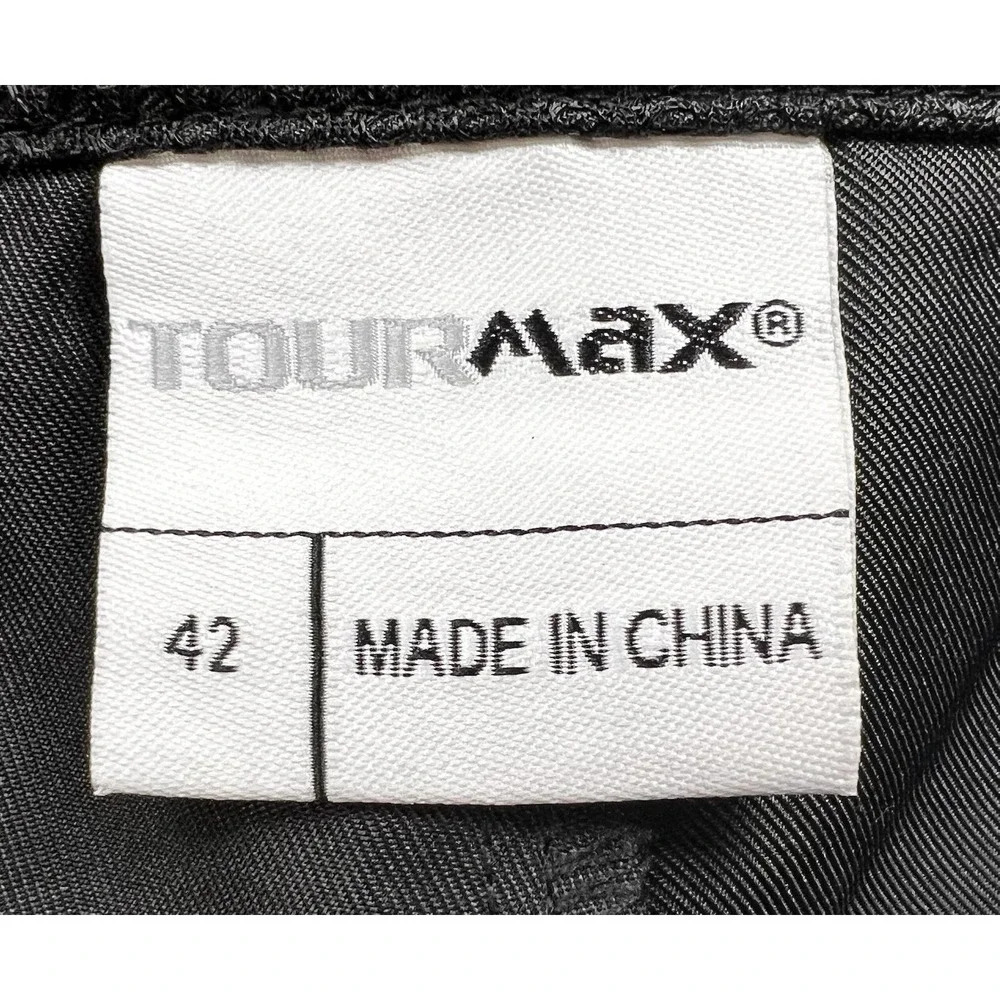 NWT Tourmax Size 42/9 Men's Black Golf Shorts Flat Front Chino Casual Resort‎
